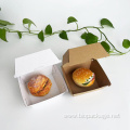 Custom Corrugated Carboard Paper Brown Burger Box